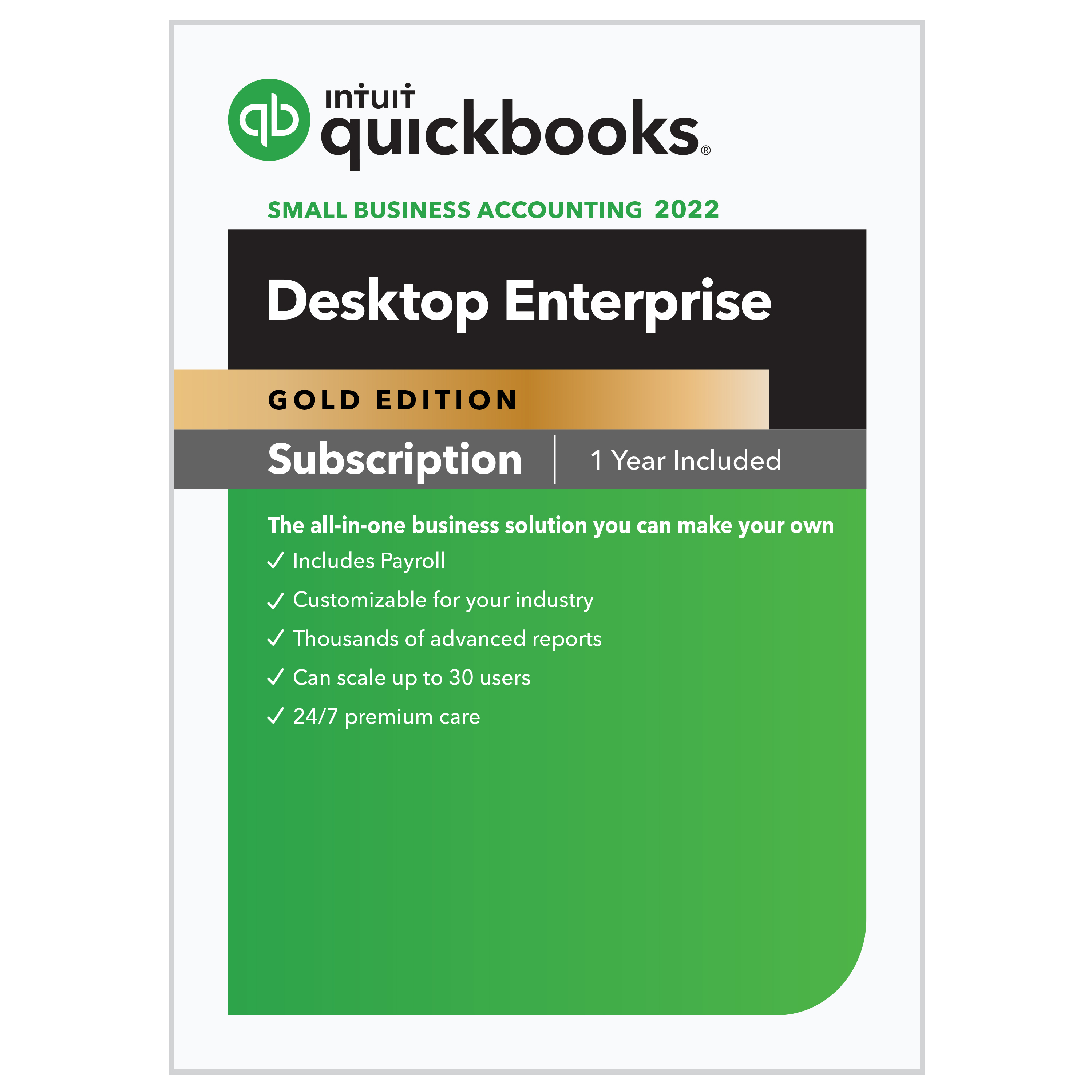 QuickBooks® Desktop Enterprise (Gold Edition)